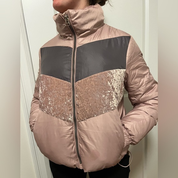Marc New York Pink and Gray Puffer Jacket - Picture 12 of 12